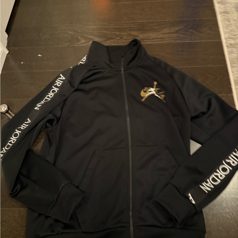 Jordan Black and Gold Men's Jacket